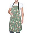 thumbnail image 3 of Uemuo Mushrooms Gnome Pattern Waterproof Apron Adjustable Dishwasher Apron- Apron for Women Men Heavy Duty Work Apron for Dishwashing Chemical Lab, 3 of 9