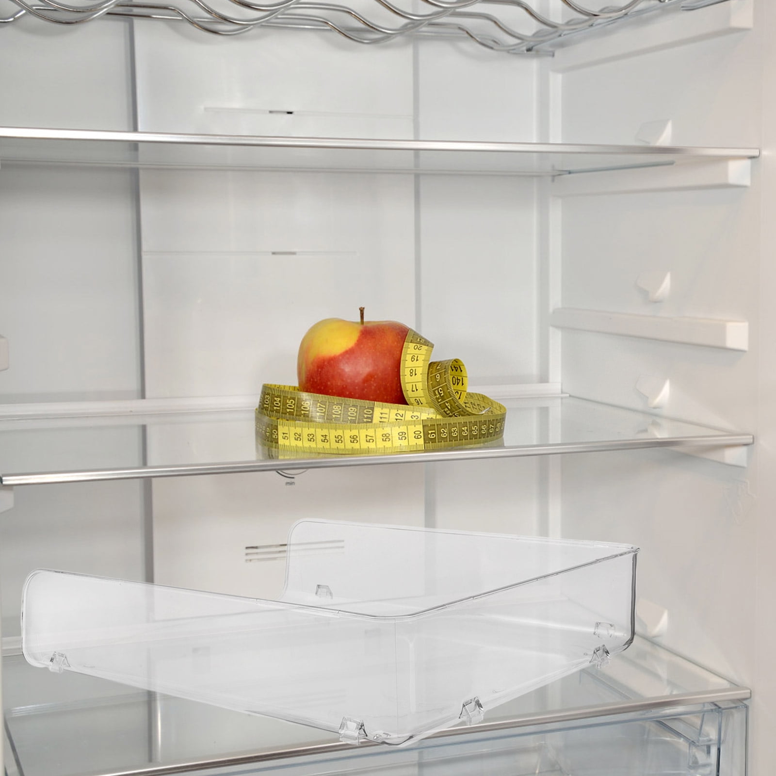 HONMEET Clear Plastic Refrigerator Shelves for Efficient Kitchen Storage and Organization, and Easy to Clean