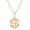 gold, variant on HN020:Hip-Hop Style Necklace,Dollar Sign Necklaces Money Necklace for Women And Men gold