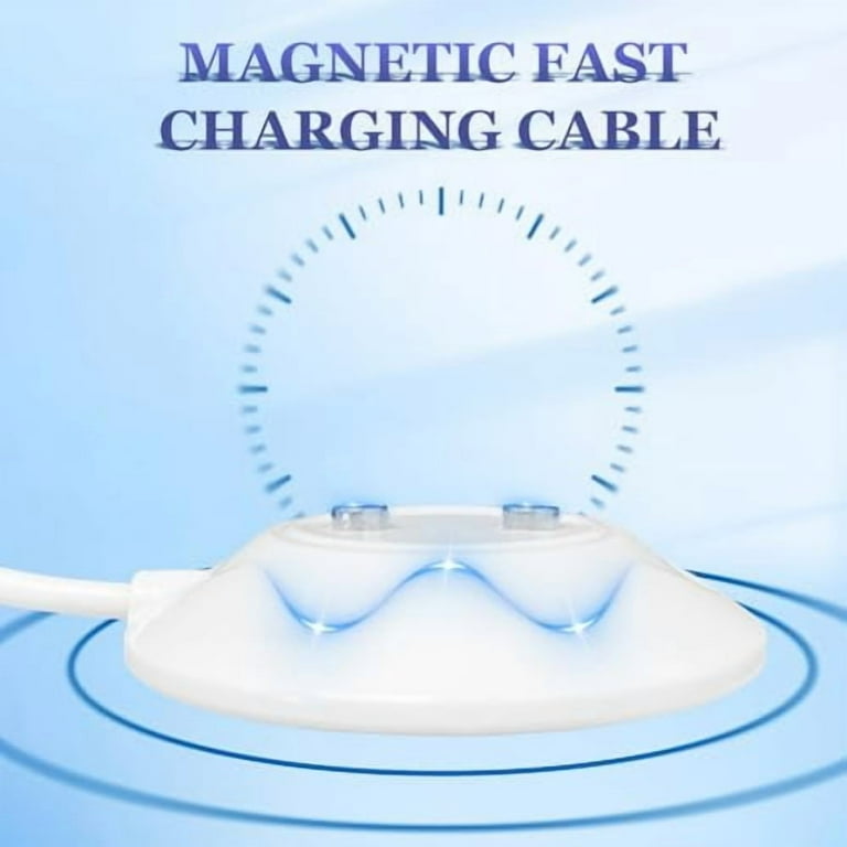 Magnetic Rose Charger Cable - 2.7ft USB Charging Cord With 2-Prong Connector For Rose Devices