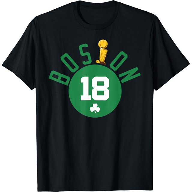 T-Shirt Vintage Rétro Boston Champions Design Boston B-Ball City - comme sur l'Image - S
