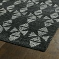 thumbnail image 3 of Kaleen Solitaire Collection - Charcoal 8' x 11' 100% Bamboo Silk Rug, 3 of 4