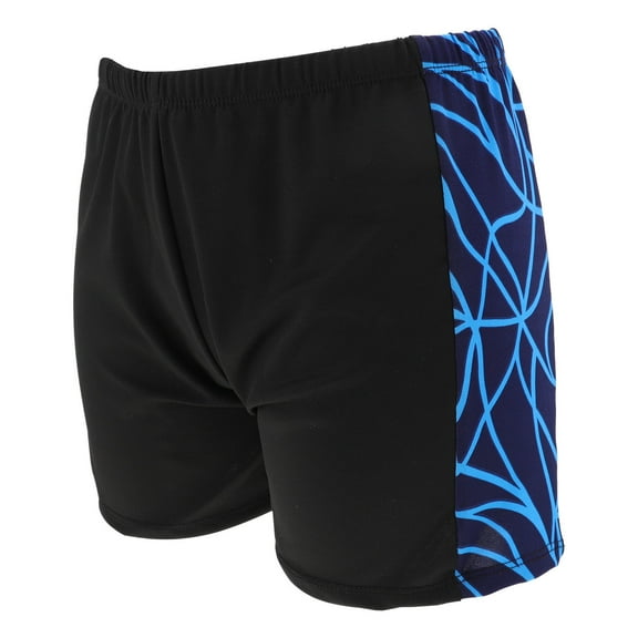 TAILTOSS Mens Swim Trunks Beach Shorts Polyester Black 1 Pair