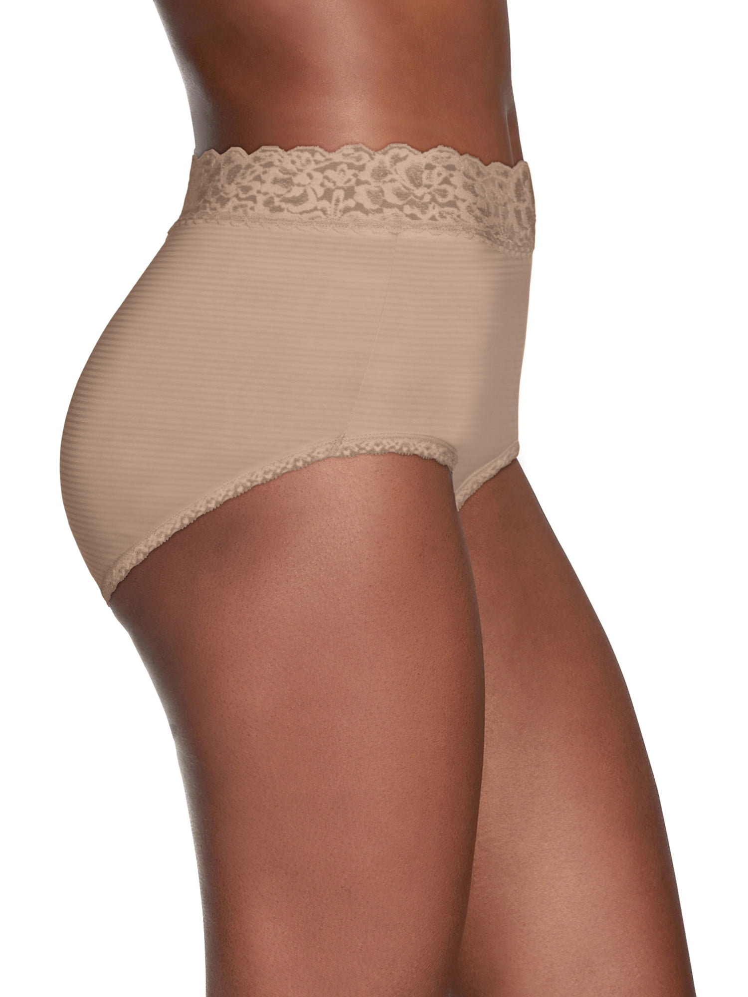 Vanity Fair Lingerie Women's Flattering Lace Brief Underwear