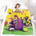 thumbnail image 5 of Throw Blanket for Dibo Bed Couch Flannel Blanket for Kids Boys Girls Gifts Soft Warm Home Decor 40x50 Inch, 5 of 7