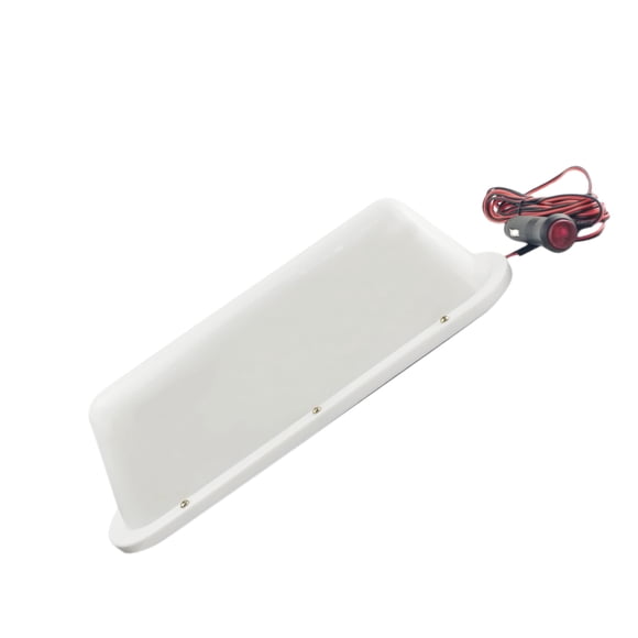 NRC&XRC Lampe de Signalisation de Toit de Taxi de Voiture 12V à Bande LED Verte Magnétique avec Allume-Cigare 3m