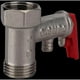 thumbnail image 4 of Válvula de alivio de presión - Rosca macho x hembra BSP Válvula de alivio de presión de seguridad para calentador de agua eléctrico de latón (1/2 0.8mpa), 4 of 5