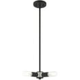 thumbnail image 5 of 3 Light Black Mini Chandelier with Steel base material, 5 of 8