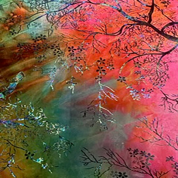 Spandex Palace Tie Dye Velvet Stretch Polyester Spandex Fabric