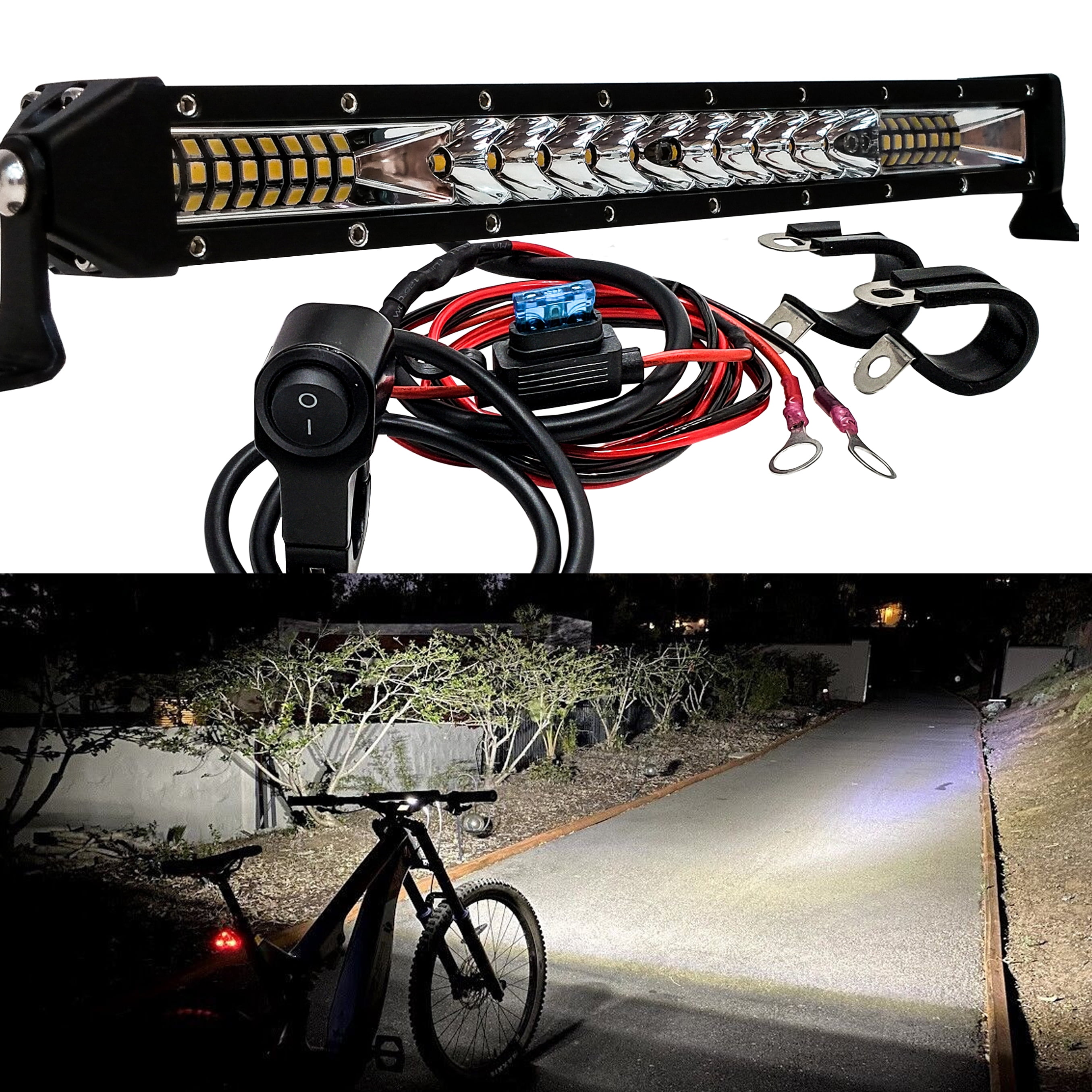 Bike led light bar deals