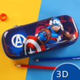 thumbnail image 1 of Disney-estuche para lápices 3D de Marvel, caja de papelería de Spiderman, Capitán América, Ironman, bolsa de almacenamiento de Anime, organizador de papelería para niños Fivean unisex, 1 of 2