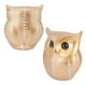 thumbnail image 3 of Figura de Búho, Oro de Escritorio + Escultura de Búho de Animales Blancos para el Cargo, 3 of 7