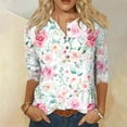 thumbnail image 2 of Sequin Top Mother'S Day Pub Paisley Shirts Ladies Three Quarter Sleeve Long Thin, 2 of 5