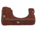 thumbnail image 4 of Camera Case PU Material Fit Design Robust Structure Retro Exquisite Camera Protection for X100V Brown, 4 of 5