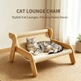 thumbnail image 2 of Cat Scratch Couch Bed Pet Supplies, Non‑Slip Extra Large Wood Sisal Cat Scratcher Lounger Chair, Durable Cat Scratching Pad Furniture Protector for Large Indoor Cats, 2 of 11