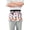 Easter Egg and Grass, variant on Fox Rabbit Deer Leaf Trees Server Apron with 3 Pockets Waterproof Waitress Waist Short Apron for Man Woman 12 Inches
