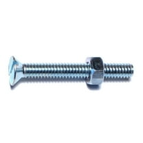 1/4"-20 x 2" Zinc Slotted Flat Head Stove Bolts (18 pcs.)