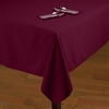 Hometrends Valencia Tablecloth & Napkin Set, Burgundy