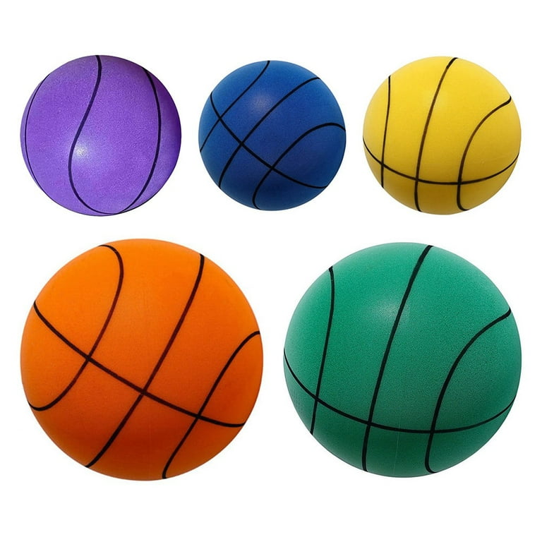 Diameter 21/18cm Silent Basketball Foam Sports Ball Indoor Ball