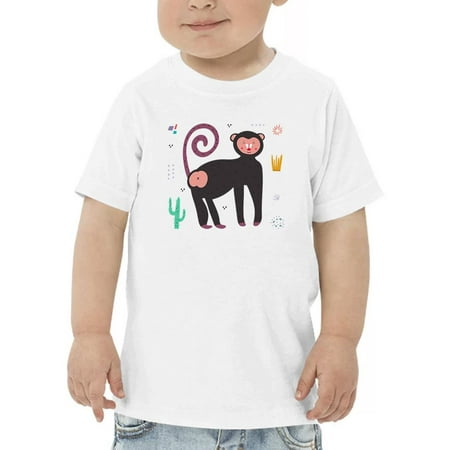 

Funny Kids Baboon Drawing T-Shirt Toddler -Image by Shutterstock 3 Toddler