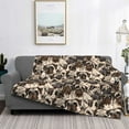 thumbnail image 5 of KLL Cute French Bulldog Print Fleece Throw Blanket, Horizontal Fleece Bedding Cute Soft Blankets Comfy Fleece Flannel Plush Home Decor for Couch & Bed -40"x30", 5 of 9