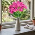 thumbnail image 4 of Flores artificiales de seda con tallos falsos de aspecto realista para decoración del hogar, sala de estar, mesa, oficina y bodas – No requieren mantenimiento., 4 of 5