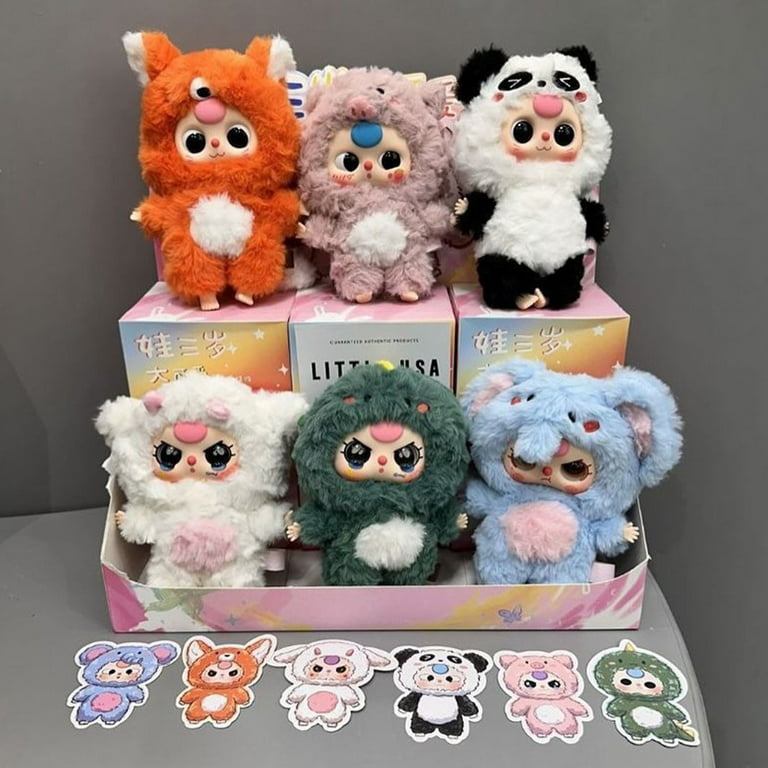 Baby Three Genuine V3 Blind Box 6PC 9 Models (8 regular models, 1 hidden model): Adorable 3 Year Anniversary Plush Collectibles Trendy Toy Dolls Gift Baby Three Genuine V3 Blind Box 6PC 9 Models (8 regular models, 1 hidden model): Adorable 3 Year Anniversary Plush Collectibles Trendy Toy Dolls Gift