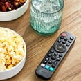 onn. Universal 3Device Remote, Black, Compatible for TV, Streaming