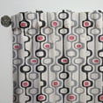 thumbnail image 3 of Designart 'Abstract Retro Design XXII' Mid-Century Modern Curtain Panel, 3 of 5