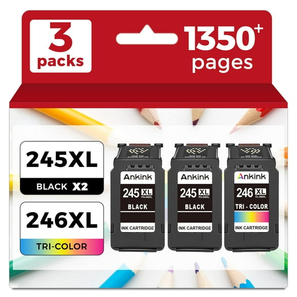 Cartucho de tinta Ankink de repuesto para Canon 245XL 246XL