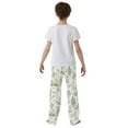 thumbnail image 5 of FORMRS Kids Pajama Pants with Pockets Size 6-8Y Boys Lounge Sleep Bottoms, Watercolor Forest Pattern, 5 of 8