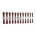 thumbnail image 1 of Fake Nail Set French Style Scratch Trend Press-on Fingernails Resistant Press-on Fingernails Full Cover Removable Trimble Adjustable Manicure Stickers Type 2, 1 of 6