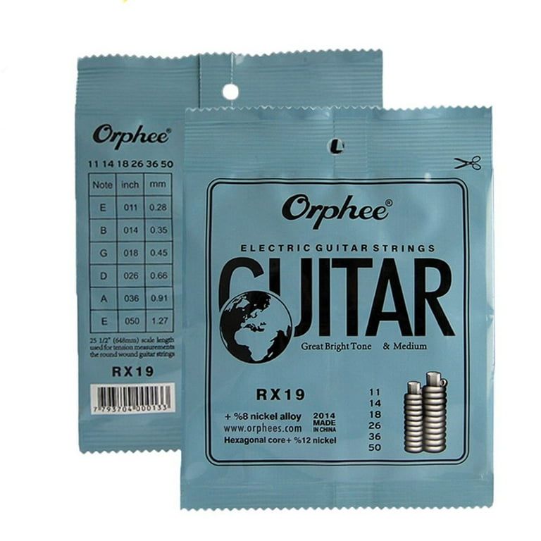 FANJIE Orphee Electric Guitar Strings Full Size Light Medium 9 42