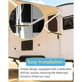 thumbnail image 5 of 675364 33" RV Awning Inner Drive Arm, Aluminum Rail Anti-Rust Awning Pitch Arm Fit for Solera Regal 63" Assemblie, 5 of 6