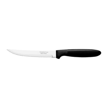 Cuchillo Tramontina de Acero con Mango de Plástico Negro