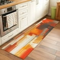 thumbnail image 3 of Runner Rugs 2x6 Ft, Burnt Orange Brown Non Slip Area Rugs for Kitchen Bedroom Entryway, Farmhouse Ombre Abstract Mottled Art Washable Carpet Runner Rug Floor Mats for Bedroom Home Decor, 3 of 9