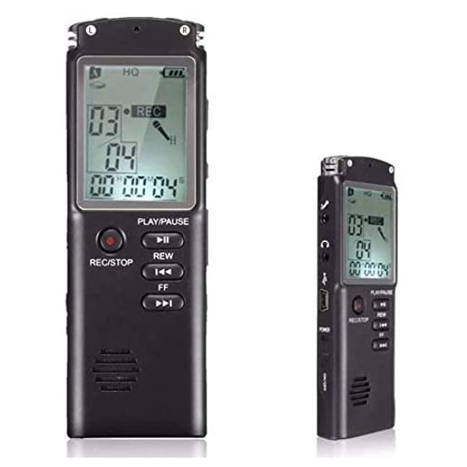 Professional Digital Audio Voice Recorder Real Time Display Phone ...