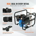 thumbnail image 5 of KFFKFF Gasoline-Powered Trash Pump, 2 in/50 mm, 6.5HP 132 GPM 4-Stroke Engine for Water Transfer with 98 ft Max Lift, 26 ft Max Suction, Inlet Filter, Cast Iron Impeller for Irrigation and Pools, 5 of 9
