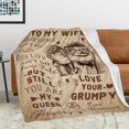 thumbnail image 3 of LHSHID Mothers Day for Wife Gifts to My Wife Blanket Wife Birthday Gift Ideas from Husband Wedding Anniversary Birthday Blanket Romantic Gifts for Wife 40"x50", 3 of 6
