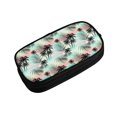 thumbnail image 2 of Goofa Tropical Summer Palm Pattern Big Capacity Pencil Pen Case Office College Large Storage High Capacity Bag Pouch Holder Box Organizer, 2 of 9