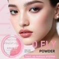 thumbnail image 3 of Setting Powder, Blurring Balm Powder, Long Lasting Oil Control, Natural Matte Finish Cream Compact for Makeup Base, Pore Minimizing, Brightening, Wome, 3 of 5