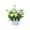 Blanc, variante sur Ensemble de Plantes en Pot Artificielles Fausse Verdure Déco pour Maison, Bureau et Espaces d'Événements Bonsaï de Bureau Réaliste et Charmant Pot de Clôture