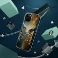 thumbnail image 4 of DistinctInk Clear Hybrid Case for Apple iPhone 13 Mini (5.4" Screen) - Romans 5:1 - Raised Bezel Screen Guard, 4 of 8