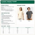 thumbnail image 3 of Lotusprint LLC Halloween Stamps Classic Unisex T-Shirt Comfort, Ghost Cat Pumpkin Graphic Tee, 3 of 5
