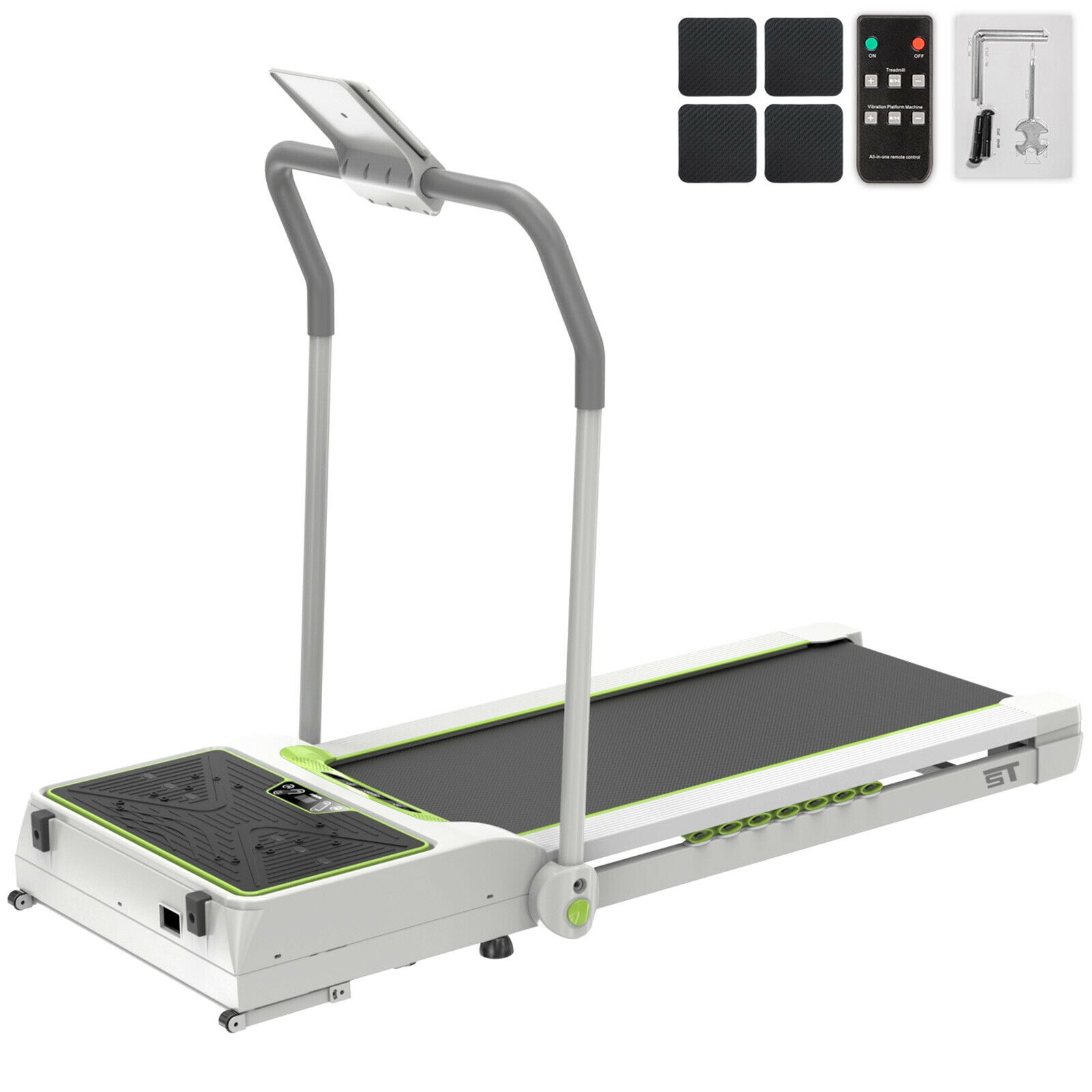 VEVOR Smart Treadmill Vibration Platform Folding Digital Portable Under