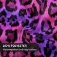 thumbnail image 6 of ZICANCN Round Table Cloths 60 Inch, Purple Leopard Print Table Cover Waterproof Washable Outdoor Picnic Tablecloth, 6 of 8