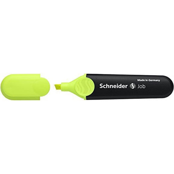 Schneider Highlighter Job Pen, refillable, Yellow