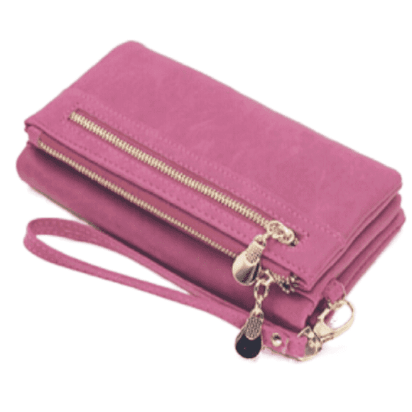 kjfeif Womens Vintage Large Capacity Long Leather Wallet Clutch Zipper Purses Card Holder Ladies Wristband Wallets Super, Christmas Stocking Stuffers Gift for Kids