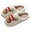 Red, variant on Christmas Reindeer Slippers for Women Men Santa Deer Winter Warm Fleece Lined House Slippers