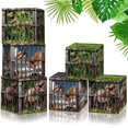 thumbnail image 1 of Cajas para regalo de cumpleaños de dinosaurios Fuutreo, 30 x 30 x 30 cm, 6 unidades, 1 of 7